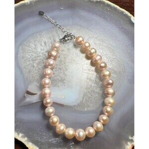 Very Pretty Natural Pink Pearl Bracelet